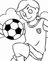 Coloring Sports Pages Kids Playing Printable sketch template