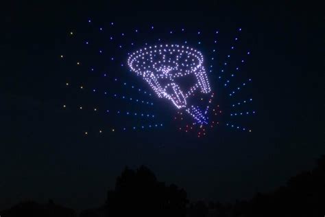paramount drone show star trek strange  worlds uss enterprise credit paramountswns