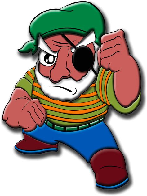 Clipart Old Man With Eye Patch