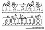 Coloring Number Clipart Train Pages Numbers Sheets Book Kids Colouring Alphabet Worksheets Printable Clip Printables Preschool Toy Cliparts Board Trains sketch template