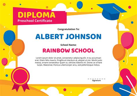 kindergarten diploma  printable prntblconcejomunicipaldechinugovco