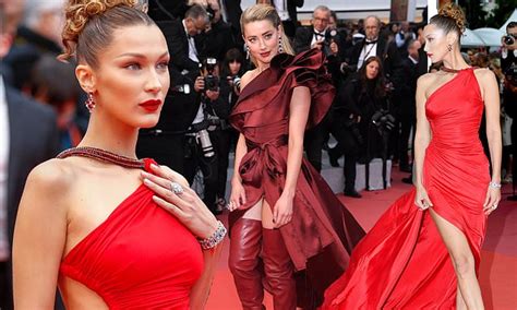 Bella Hadid And Amber Heard Sizzle At The Pain And Glory Premiere
