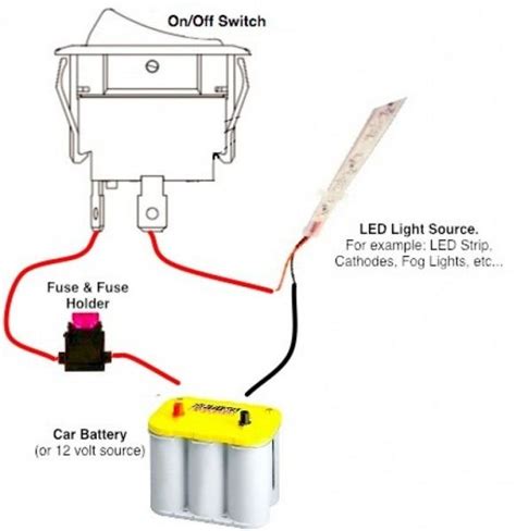 volt indicator light wiring diagram