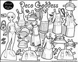 Paper Dolls Monday Marisole Printable Doll Print Friends Click Paperthinpersonas Coloring Pages Deco Personas Thin Sheets Dress Clothes Pdf Rest sketch template