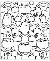 Pusheen Coloring Pages Choose Board Printable Color sketch template