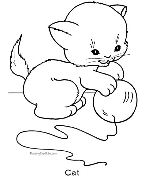 baby kittens coloring pages coloring home