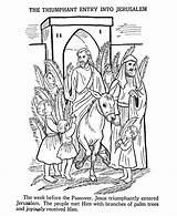 Coloring Pages Easter Jesus Bible Sheets Jerusalem Story Printables Palm Printable Sunday Kids Honkingdonkey Activity Passover Enters Into Religious School sketch template