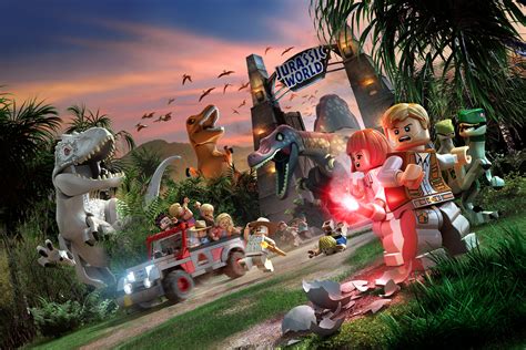 trailer  lego jurassic world video game lets  play