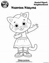 Tiger Daniel Coloring Pages Printable Kids Katerina Neighborhood Pbs Birthday Party Sprout Print Kittycat Min Color Drawing Sheets Kittykat Cat sketch template