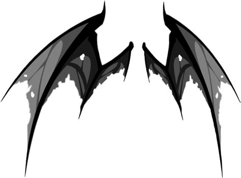 wing wings demon demonwings black tattered