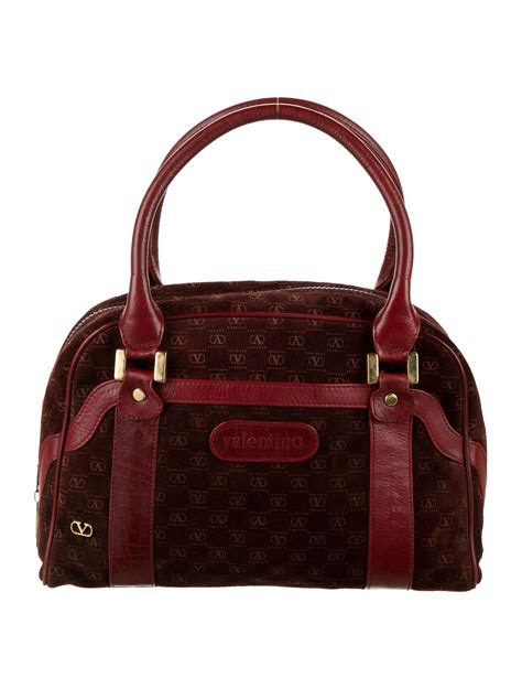 valentino vintage handle bag handbags val  realreal