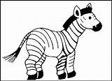 Zebra Coloring Drawing Animal Print Pages Zoo Template Printable Kids Animals Templates Cute Draw Color Colouring Clipart Shape Baby Snake sketch template