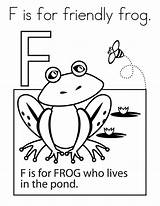Coloring Letter Pages Frog Printable Alphabet Numbers Kids Print Library Clipart Popular sketch template