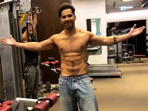 Varun Dhawan Flaunts His Washboard Abs In The Latest Pictures Hindi