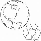 Earth Coloring Pages Printable Planet Bin Recycling Recycle Kids Drawing Escape Color Icon Worksheets Pluto Print Getdrawings Getcolorings Solar System sketch template