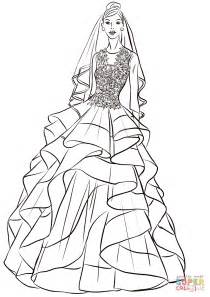 barbie wedding coloring pages barbie   horse coloring sheet