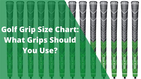 size golf grips    golf grip size chart