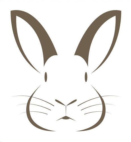 afbeeldingsresultaat voor bunny stencil rosto de coelho coelhinho da