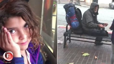 The Girl Gave Her Food To The Homeless What Happened Then Brought