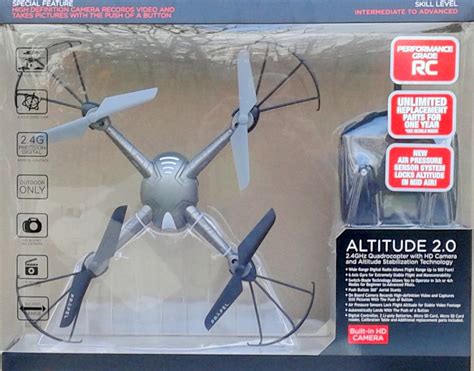 propel altitude ghz quadrocopter drone  hd camera  feet range altitude