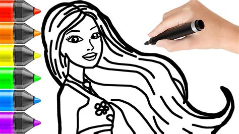 barbie makeup coloring pages bios pics