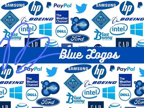 creative blue logos  popular brands benextbrandcom