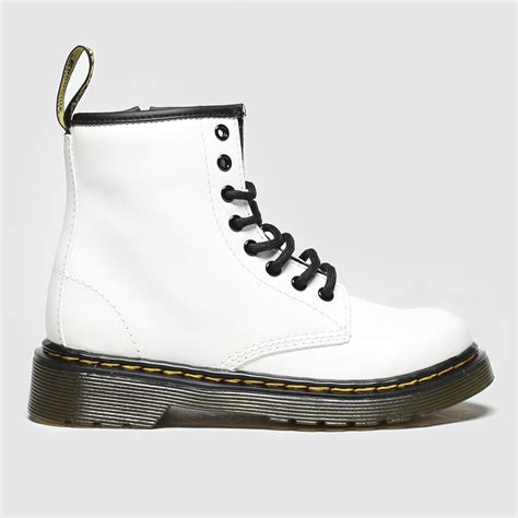 dr martens white  boots junior shoefreak