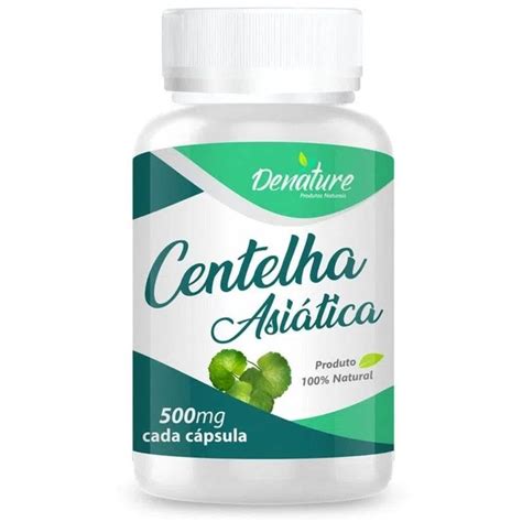 Centella Asiática 500mg 100 Cápsulas Denature Natulha