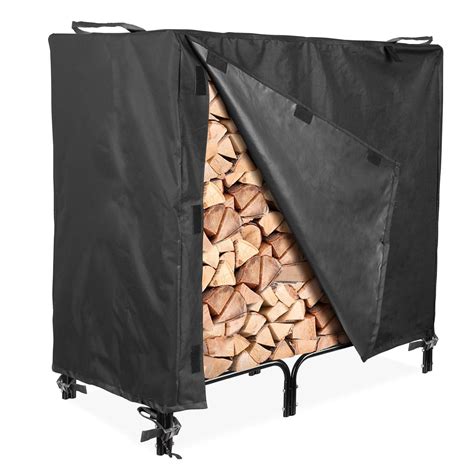 north east harbor outdoor firewood log rack cover      uv protected