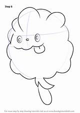 Swirlix Draw Step Pokemon Drawing Drawingtutorials101 Tutorials sketch template
