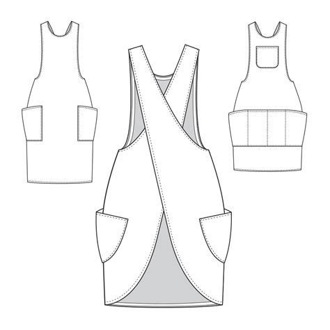 printable cross  apron pattern printable templates
