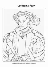 Catherine Colouring Coloring Pages Parr Aragon sketch template