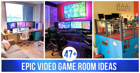 47 Epic Video Game Room Decoration Ideas For 2020