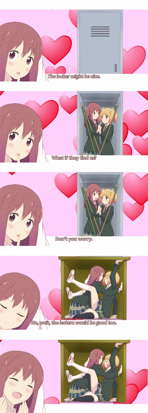 Sraps Yuri Anime Lesbian Sex Sakura Trick Cute Girl