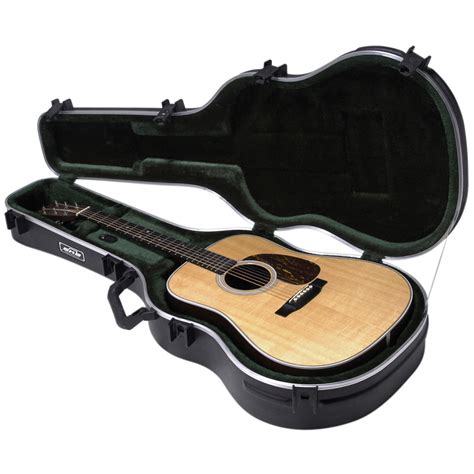 skb  acoustic dreadnought deluxe guitar case acoustic guitar case