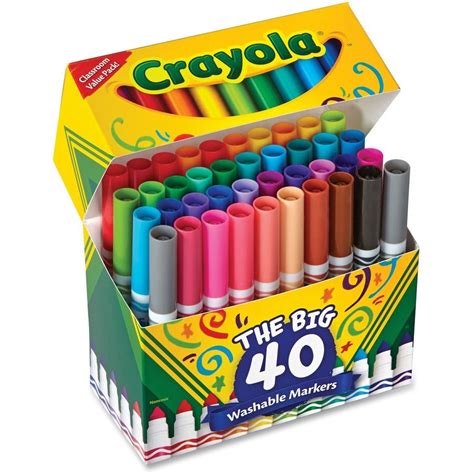 units  crayola ultra clean washable broad  markers markers