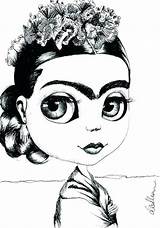 Frida Kahlo Kidsworksheetfun sketch template