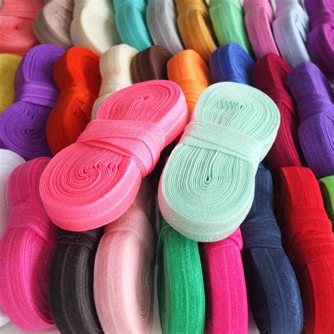 yardscolor elastic bands fold  elastic ribbon foe sewing