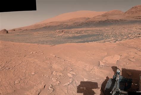 see nasa s curiosity rover s stunning 360 degree view atop mont mercou
