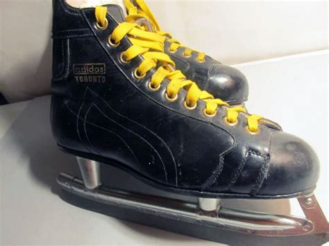 vintage adidas toronto ice hockey skates   yugoslavia etsy canada