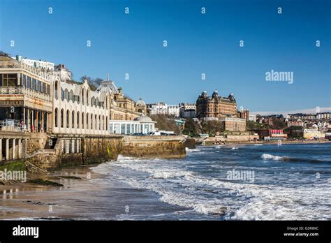 scarborough spa grand hall  res stock photography  images alamy