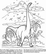Dinosaur Doverpublications Dinosaurs Dover sketch template