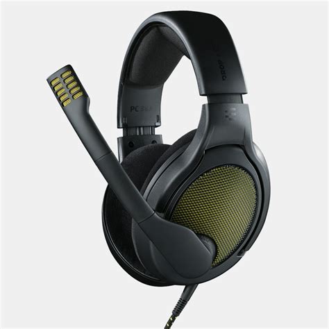 drop epos pcx yellow gaming headset audiophile headphones open  headphones