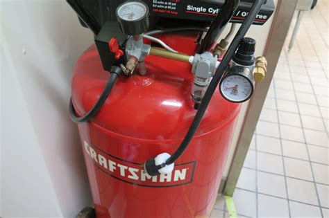 craftsman  psi  hp  gallon single cylinder air compressor