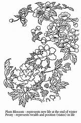 Blossom sketch template