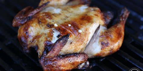 How To Grill A Whole Chicken Greek Spatchcocked Chicken