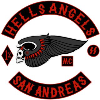 hells angels black emblems  gta  grand theft auto