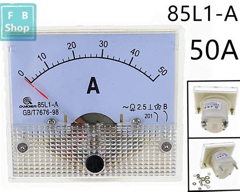 pcs   ac panel meter analog panel ammeter dial   class  current gauge  current
