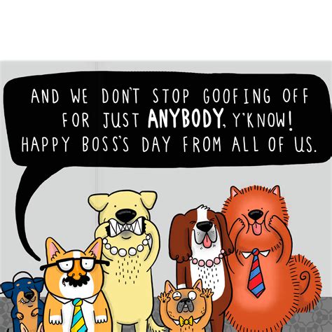 we stopped goofing off funny boss s day card from us greeting cards