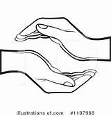 Hands Clipart Caring Cupped Clip Illustration Sketch Larger Printablecolouringpages Credit Clipartmag sketch template